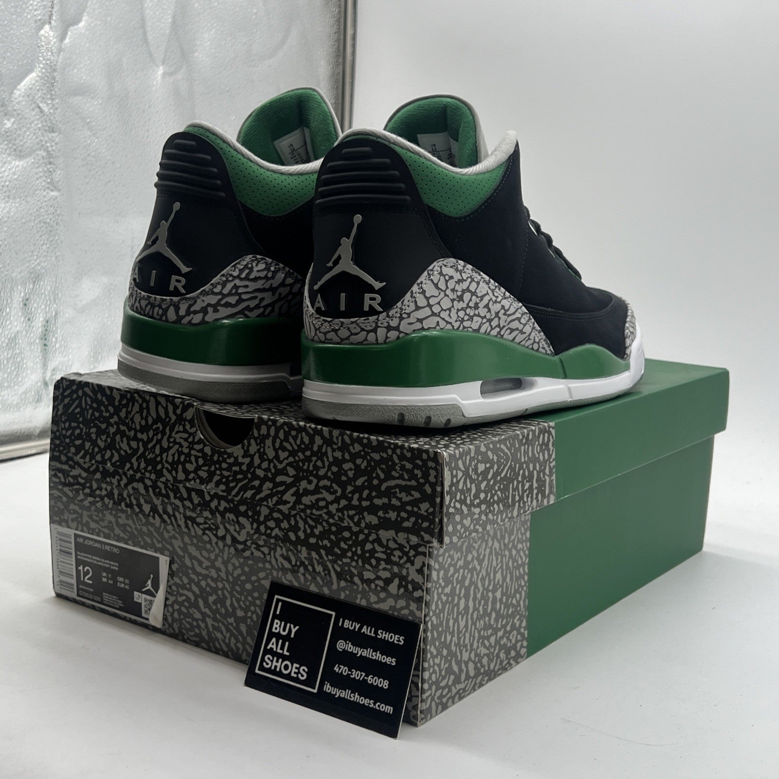 Size 12 - Air Jordan 3 Retro Mid Pine Green (CT8532-030)