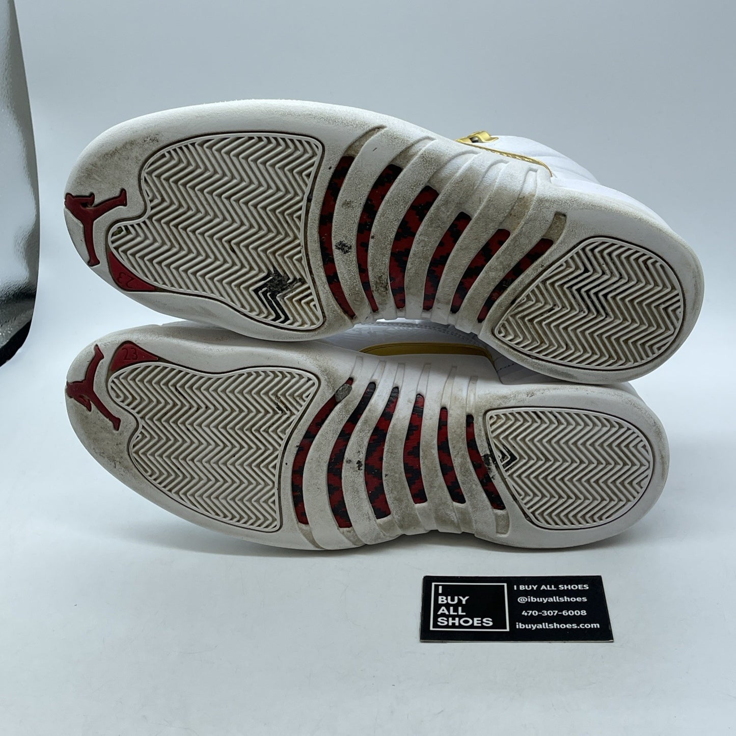 Size 11 - Air Jordan 12 Retro FIBA White Red Leather (130690-107)