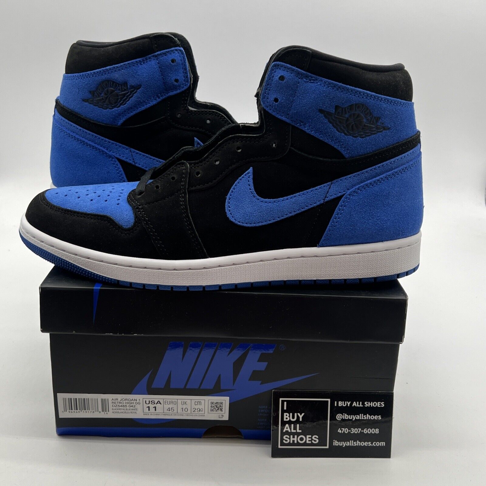 Size 11 - Air Jordan 1 Retro OG High Royal Reimagined (DZ5485-042)