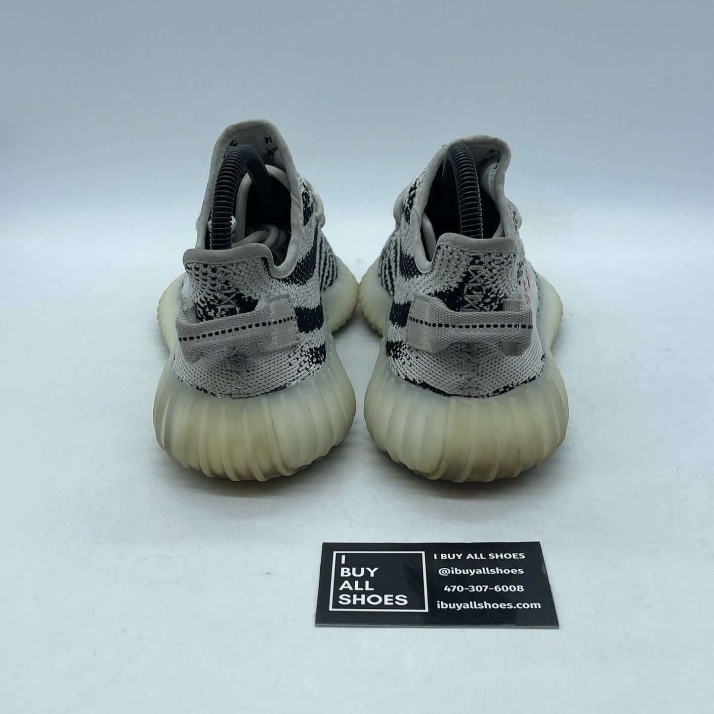 Size 4.5 - adidas Yeezy Boost 350 V2 Low Zebra White Black Suede (CP9654)