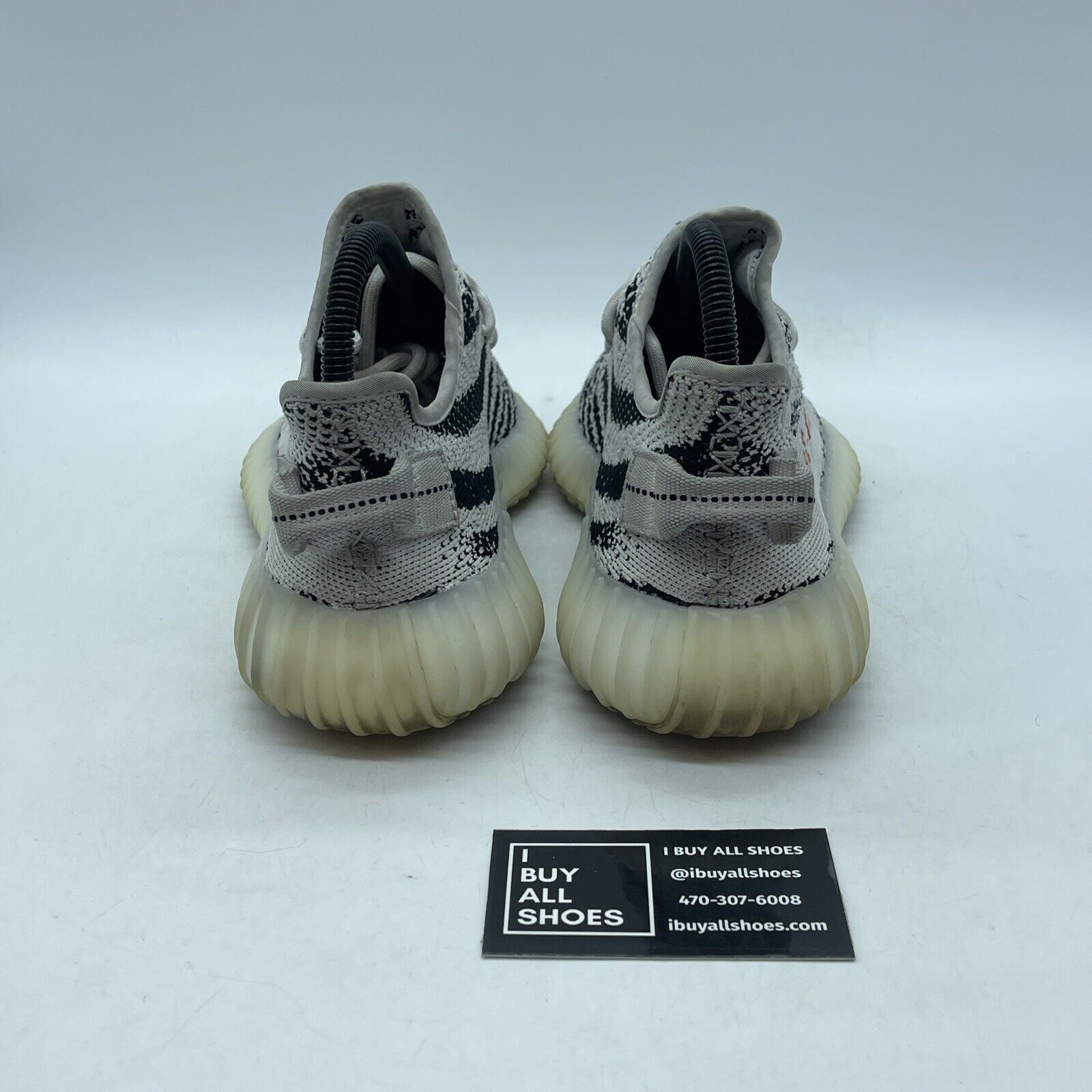 Size 4.5 - adidas Yeezy Boost 350 V2 Low Zebra White Black Suede (CP9654)
