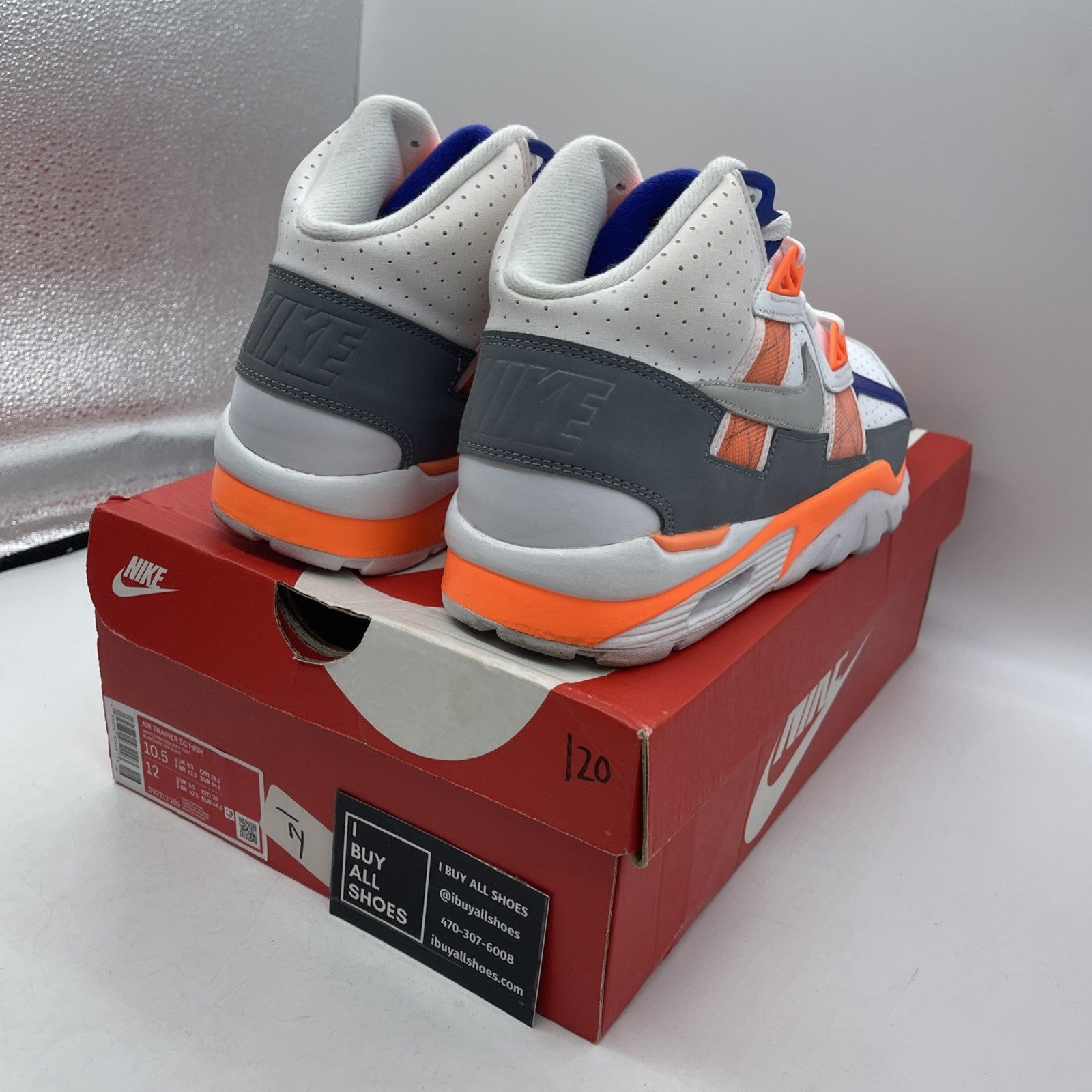 Size 10.5 - Nike Air Trainer SC High Auburn (DV2212-100)