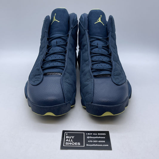 Size 13 - Air Jordan 13 Retro Squadron Blue Suede Leather (414571-405)