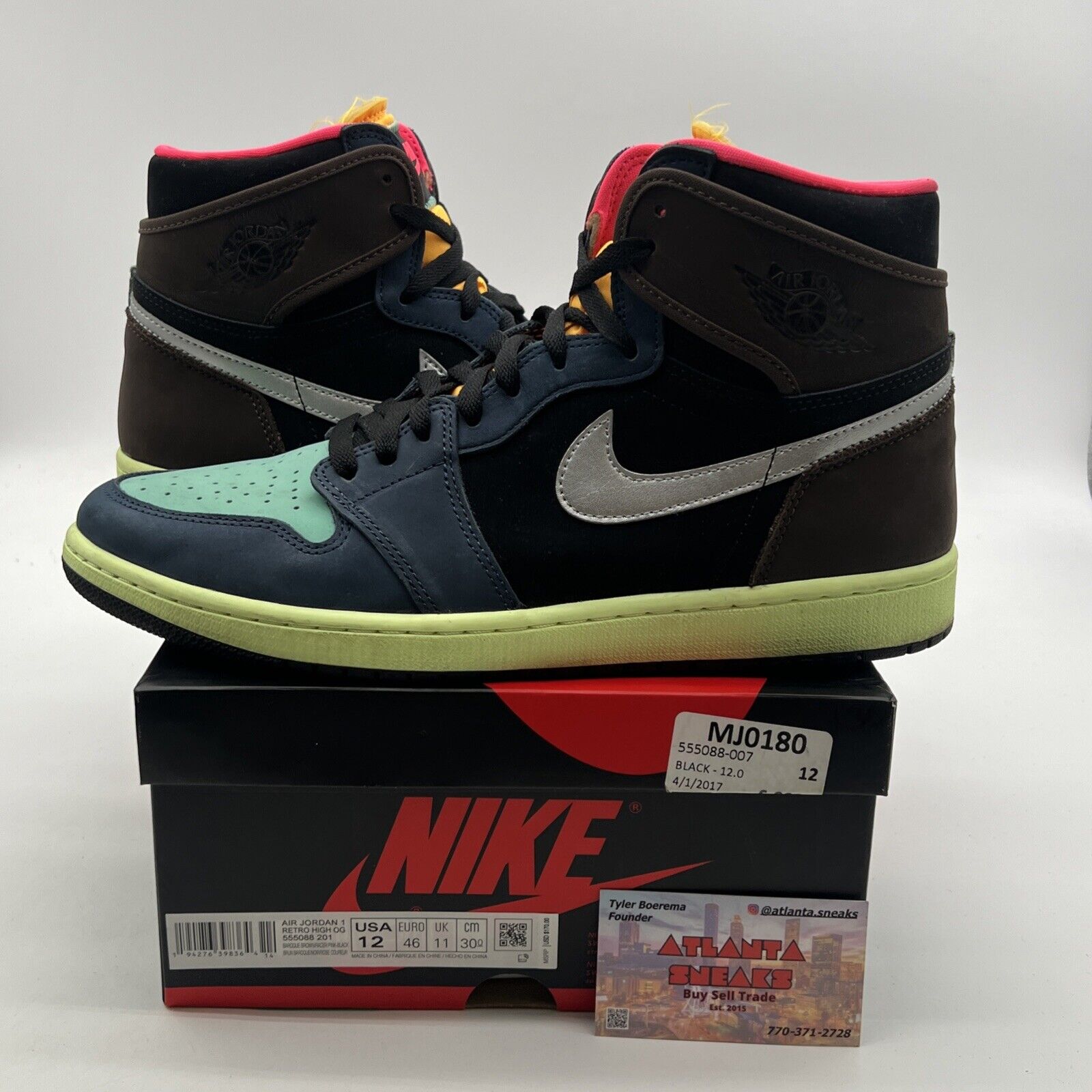 Size 12 - Air Jordan 1 Retro High Tokyo Bio Hack (555088-201)