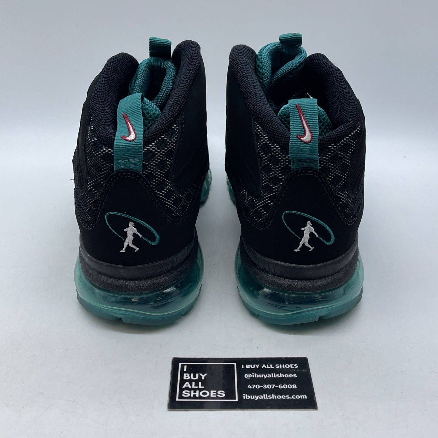 Size 13 - Nike Air Max Griffey Jr Freshwater Black White Leather (442478-005)