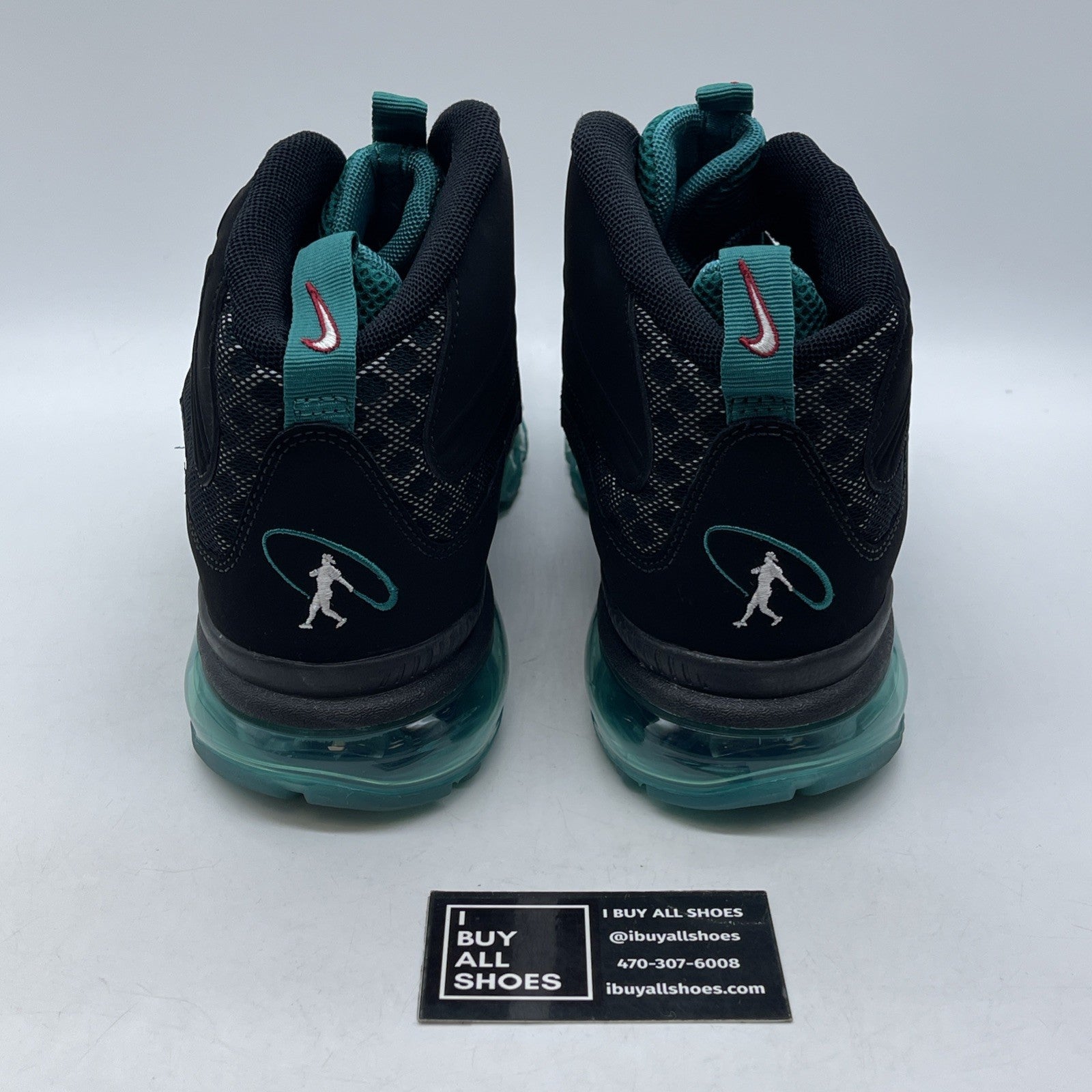 Size 13 - Nike Air Max Griffey Jr Freshwater Black White Leather (442478-005)