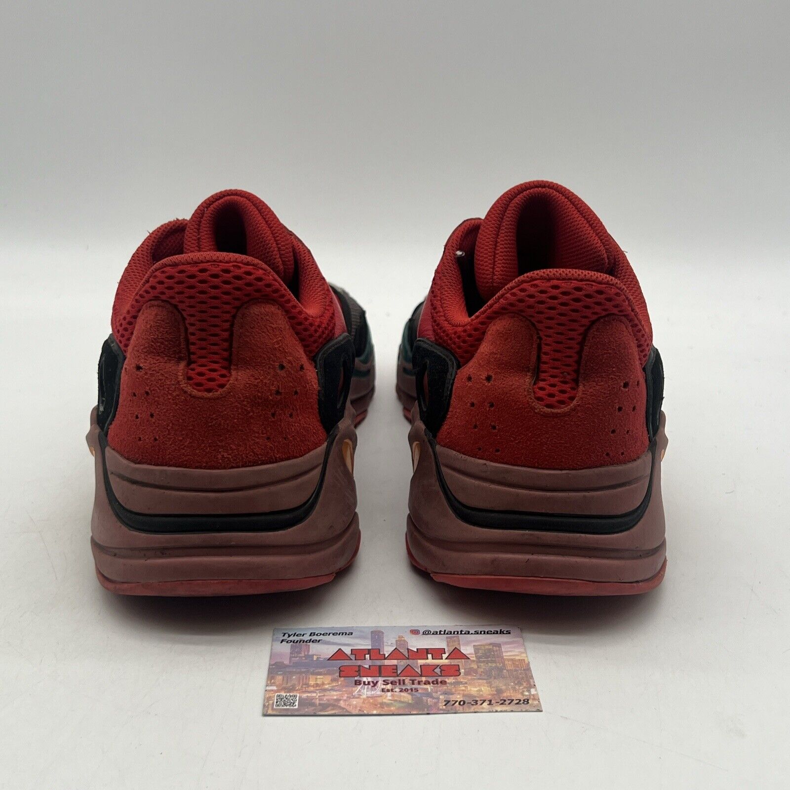 Size 13 - adidas Yeezy Boost 700 Hi-Res Red Suede Leather (HQ6979)