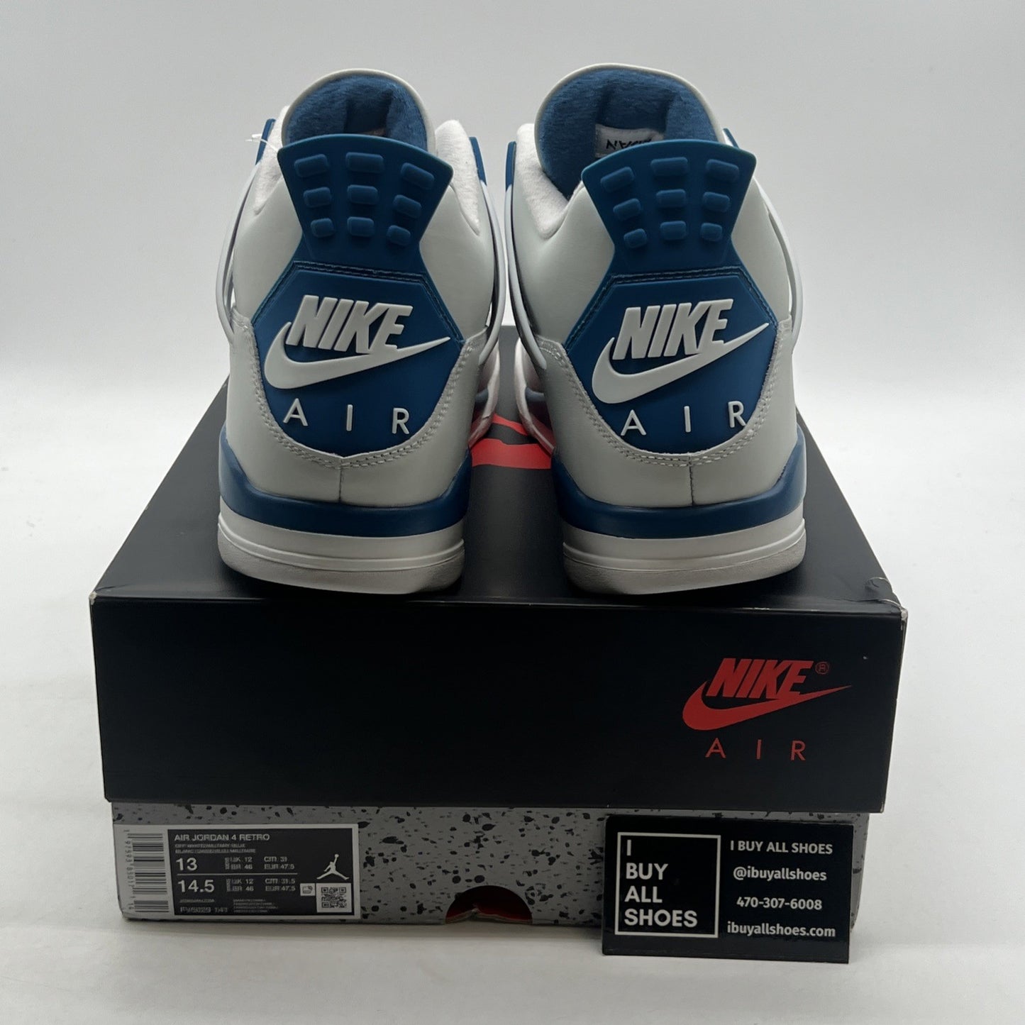 Size 13 - Air Jordan 4 Retro 2024 Military Blue (FV5029-141)