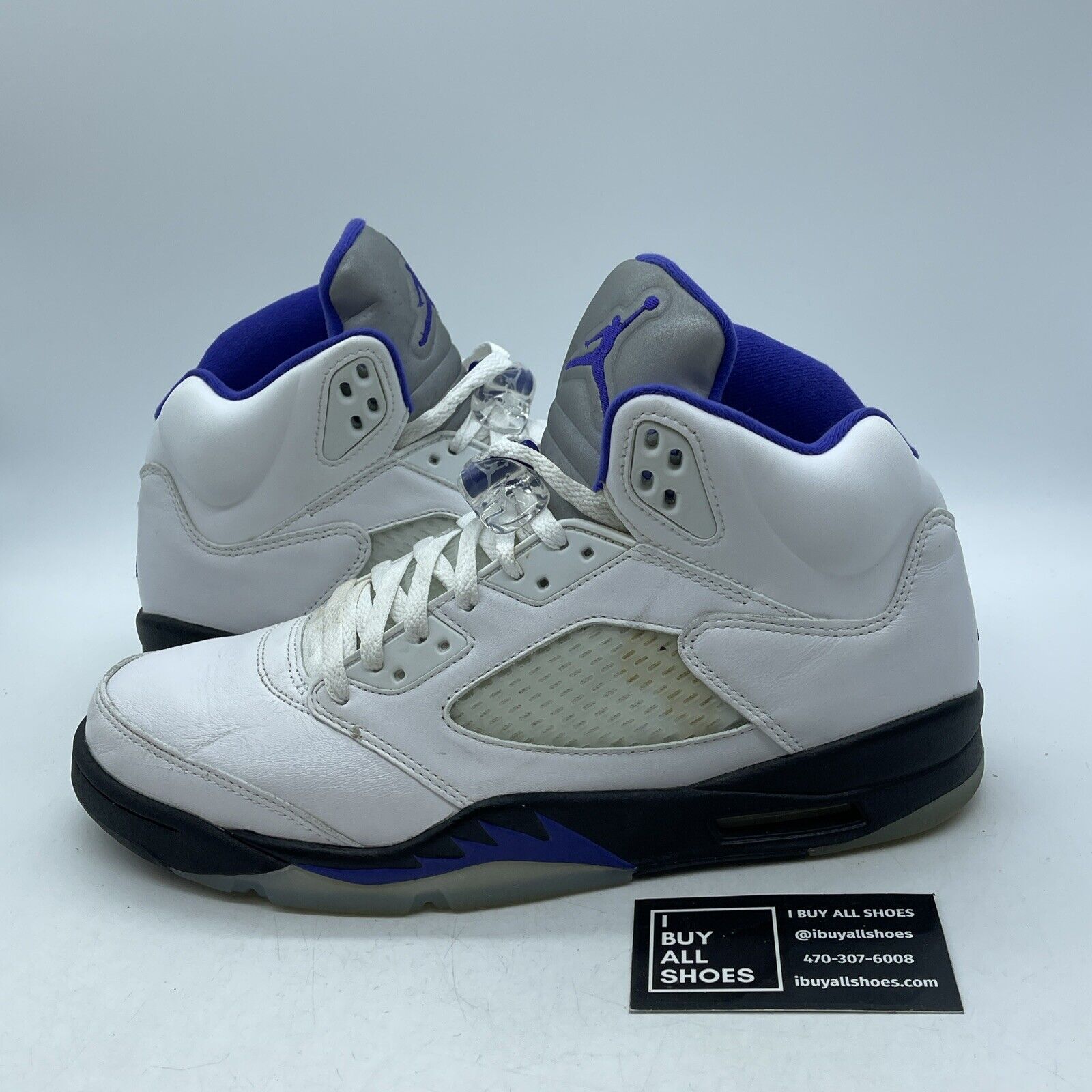 Size 11 - Jordan 5 Concord White Purple Black Leather  (DD0587-141)