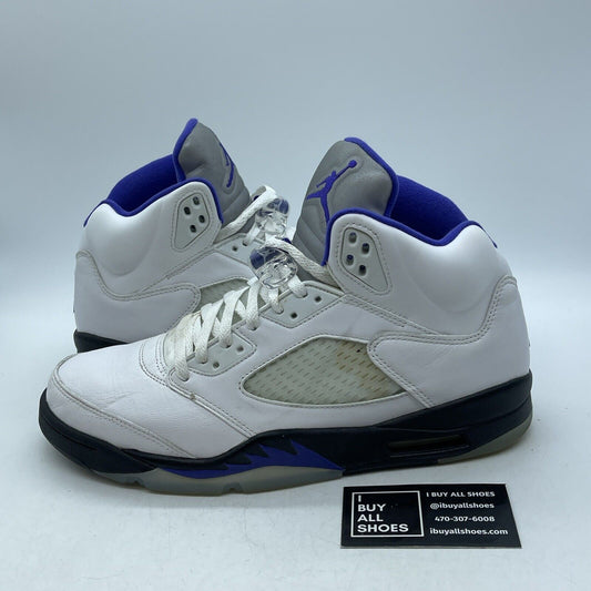 Size 11 - Jordan 5 Concord White Purple Black Leather  (DD0587-141)