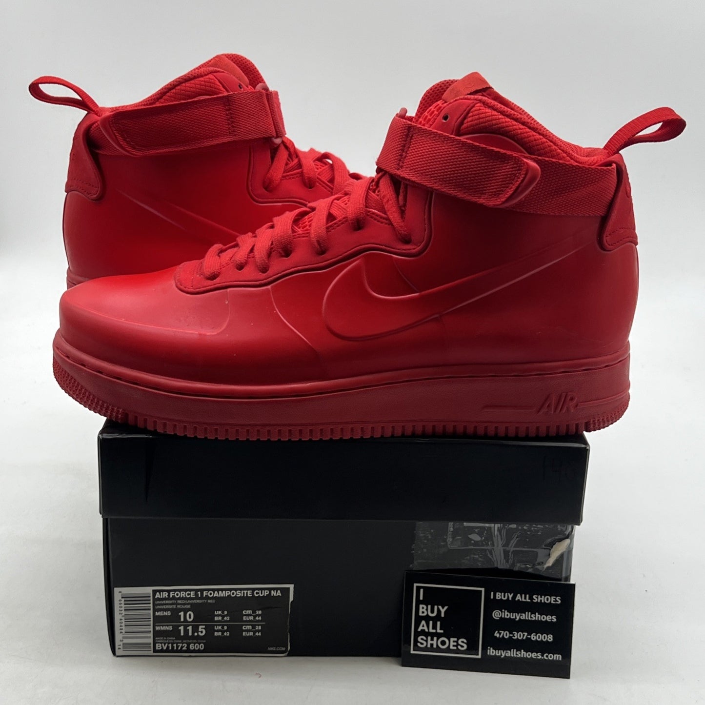 Size 10 - Nike Air Force 1 Foamposite Red (BV1172-600)
