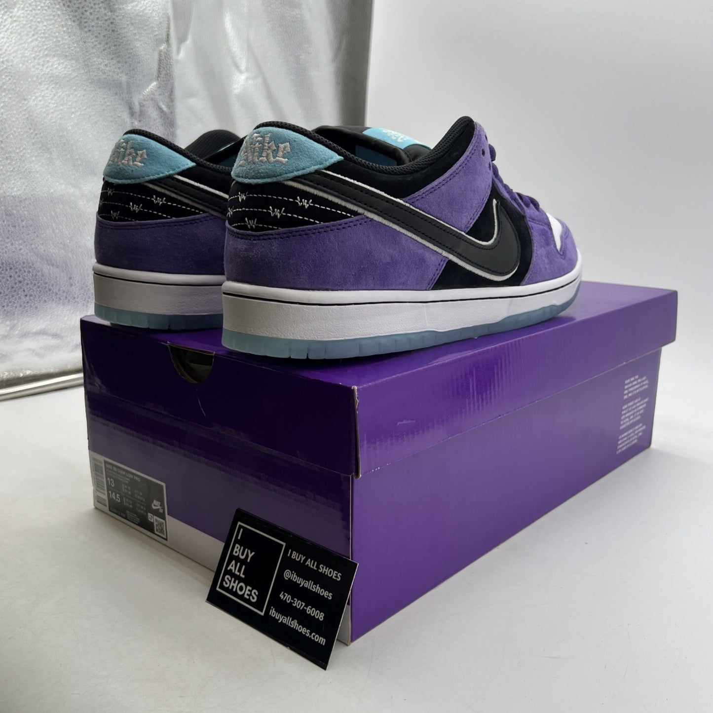 Size 13 - Nike Hayley Wilson x Dunk SB Low Court Purple (HJ0513-500)