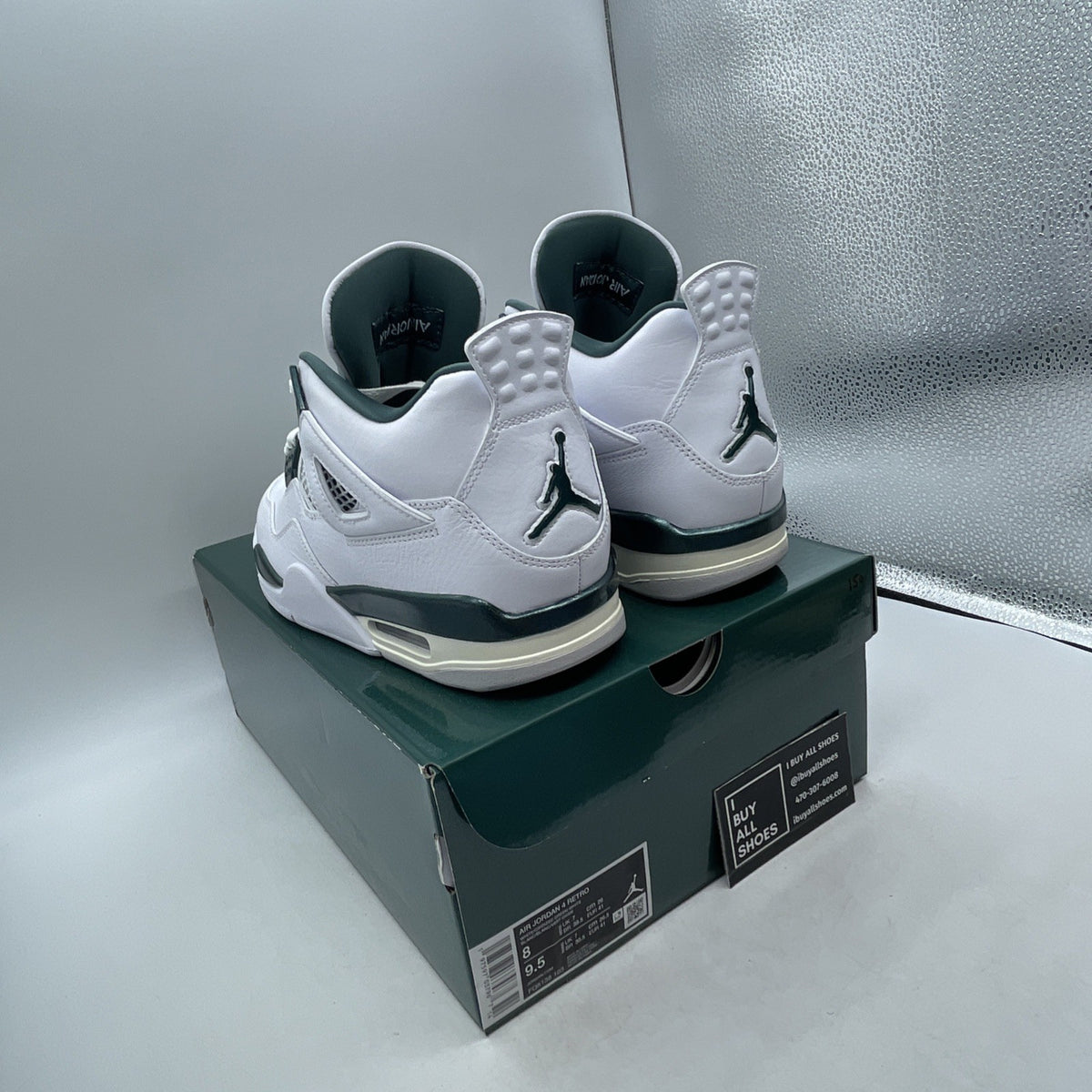Size 8 - Air Jordan 4 Retro Oxidized Green (FQ8138-103)