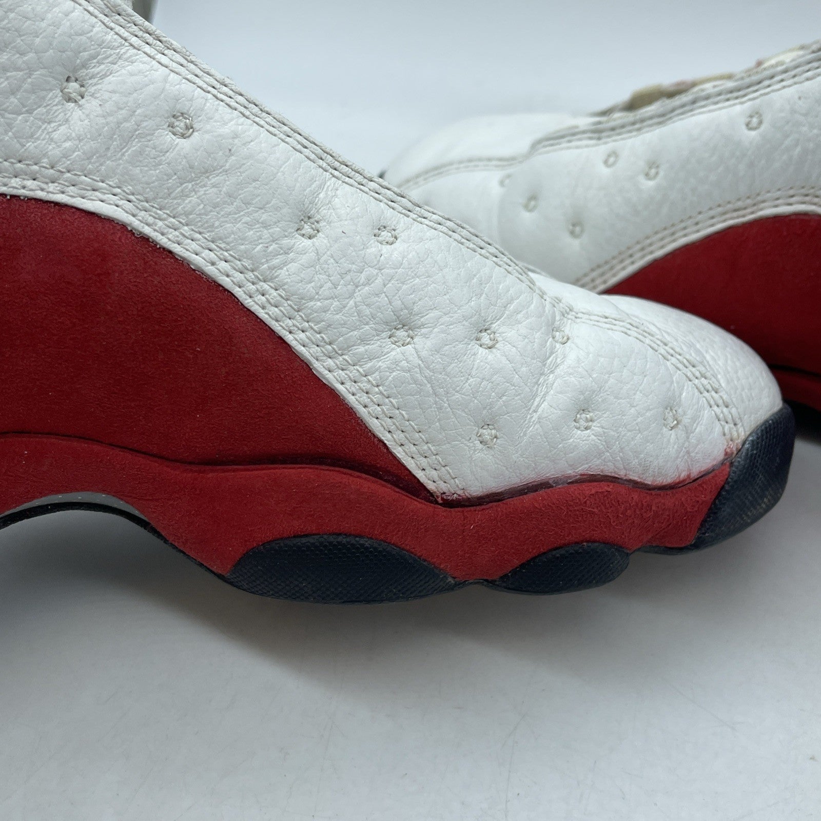 Size 11.5 - Air Jordan 13 OG 1998 Cherry Red Leather Suede Leather (136002-101)