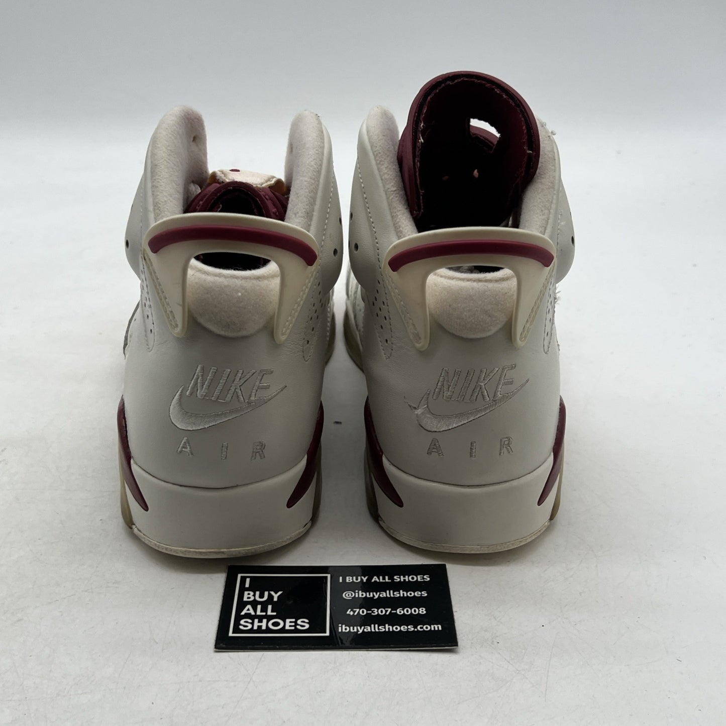 Size 10 - Air Jordan 6 Retro 2015 Maroon (384664-116)