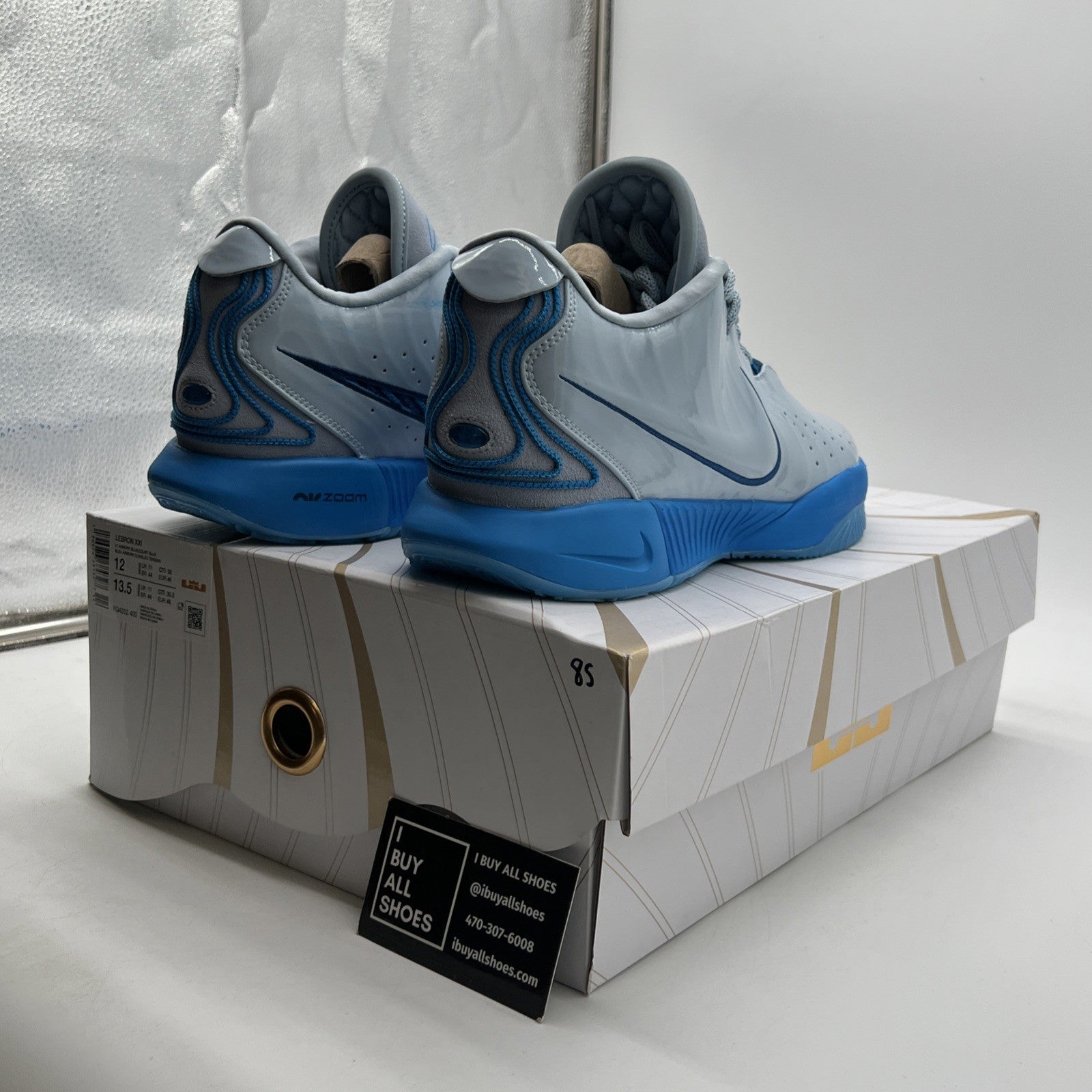 Size 12 - Nike LeBron 21 Light Armory Blue (FQ4052-400)