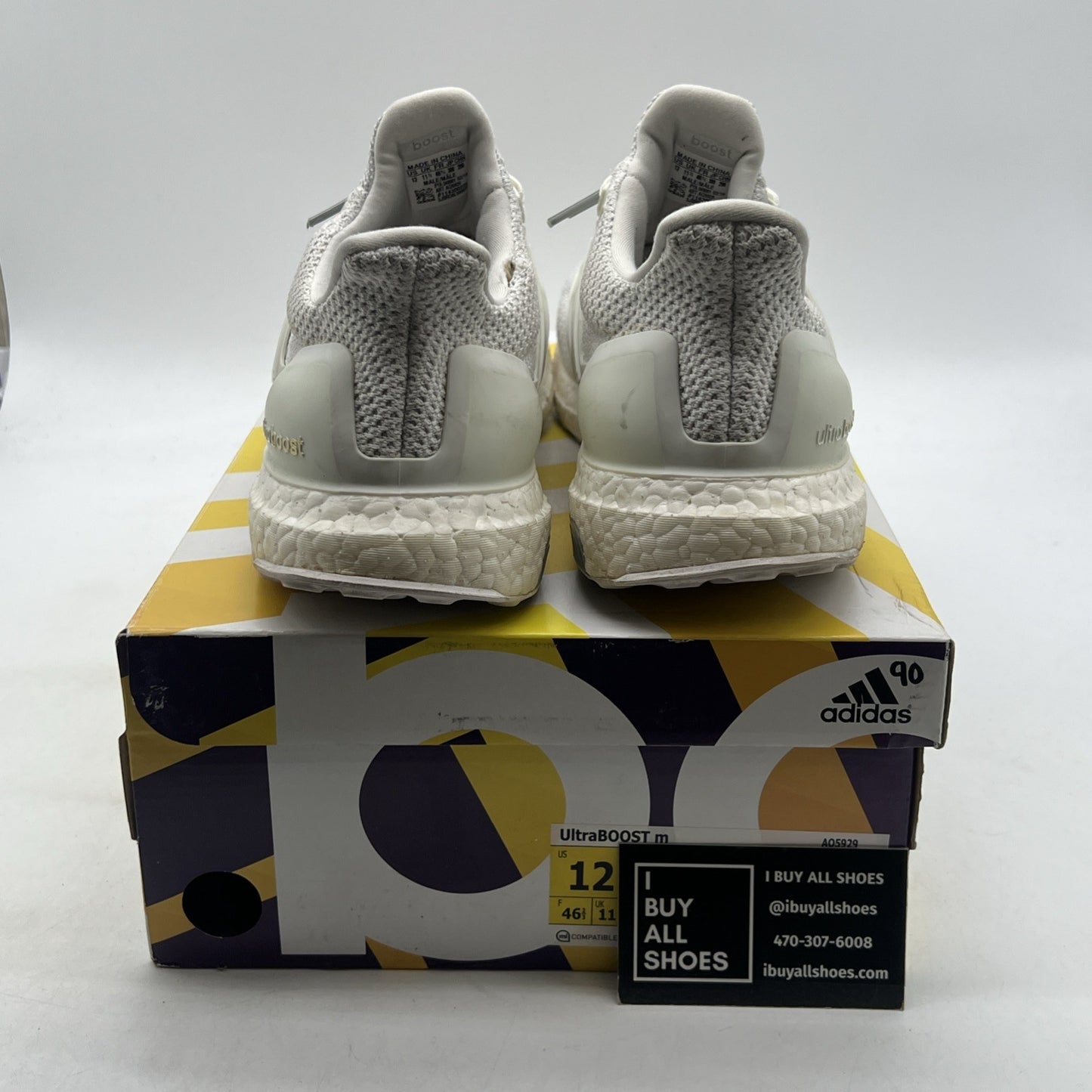 Size 12 - adidas UltraBoost 2.0 Triple White (AQ5929)