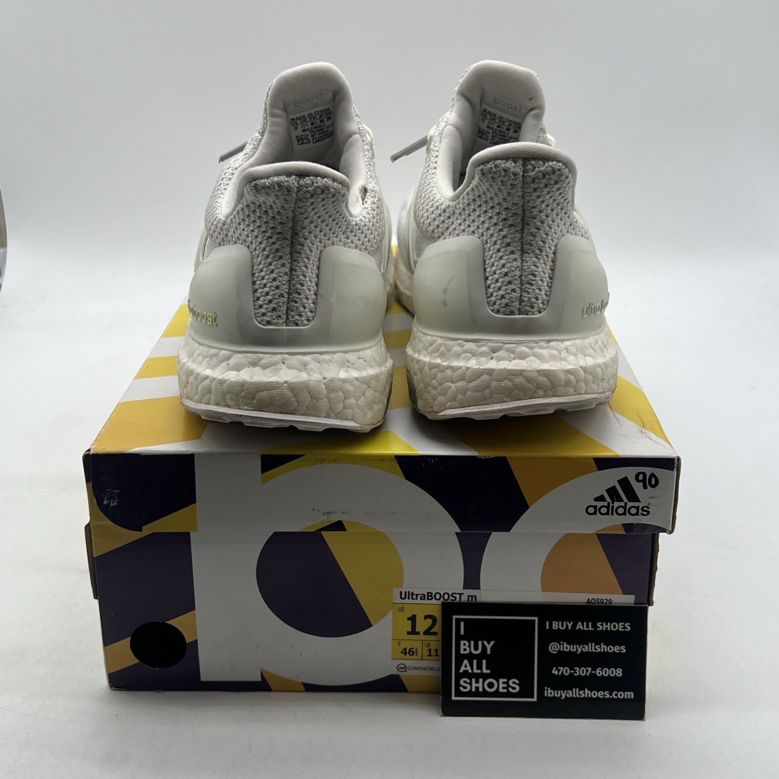 Size 12 - adidas UltraBoost 2.0 Triple White (AQ5929)