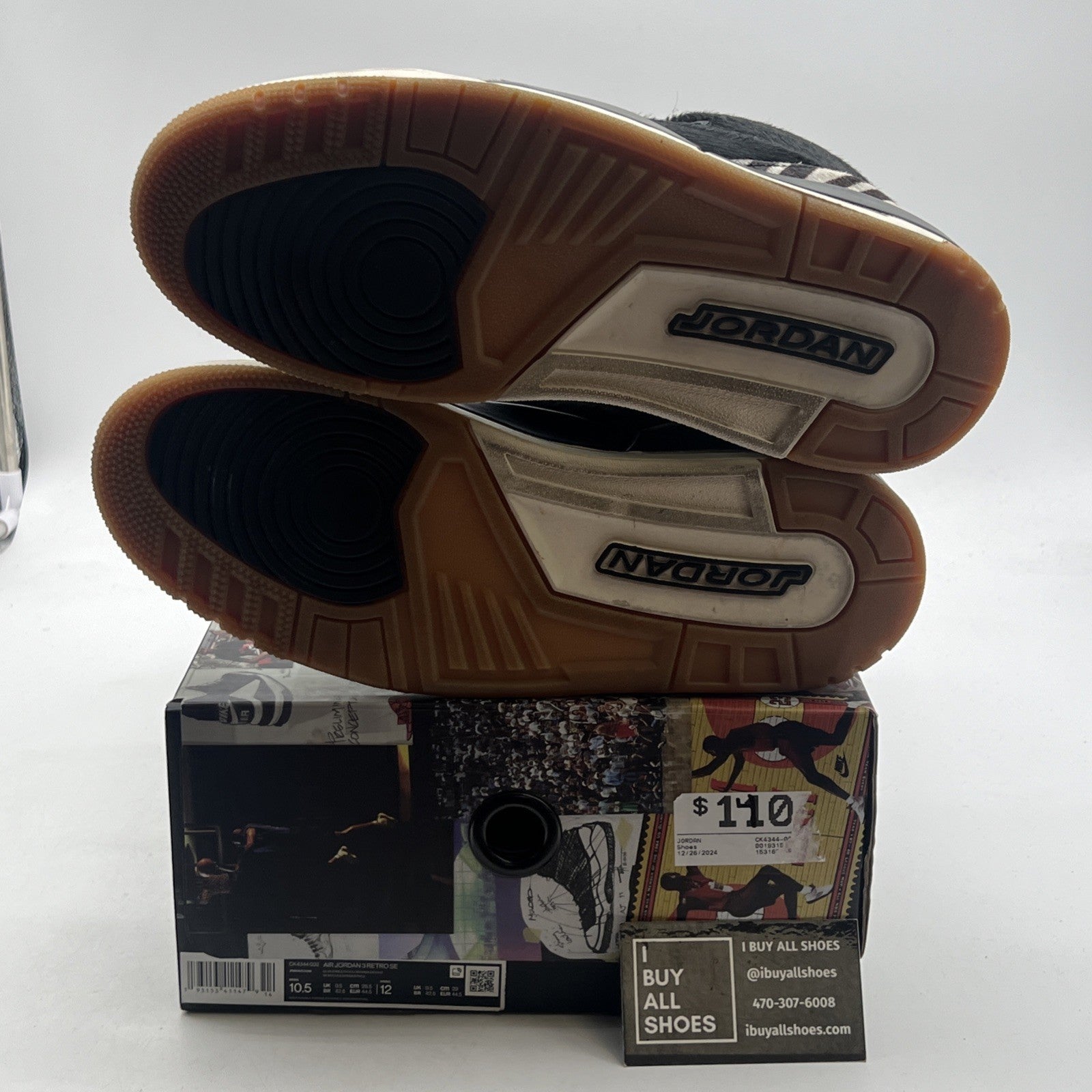 Size 10.5 - Air Jordan 3 Retro SE Animal Instinct (CK4344-002)