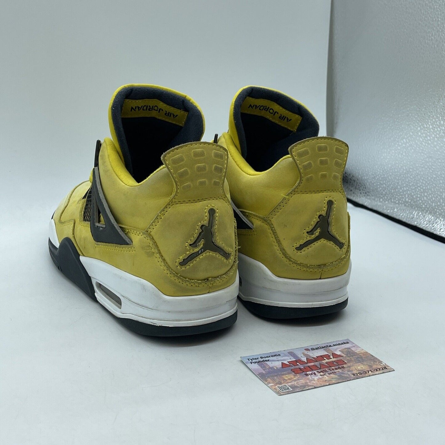 Size 10.5 - Air Jordan 4 Retro LS 2006 Lightning Yellow Suede (314254-702)