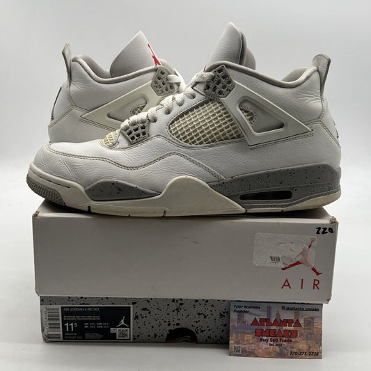 Size 11.5 - Air Jordan 4 Retro Mid White Oreo (CT8527-100)