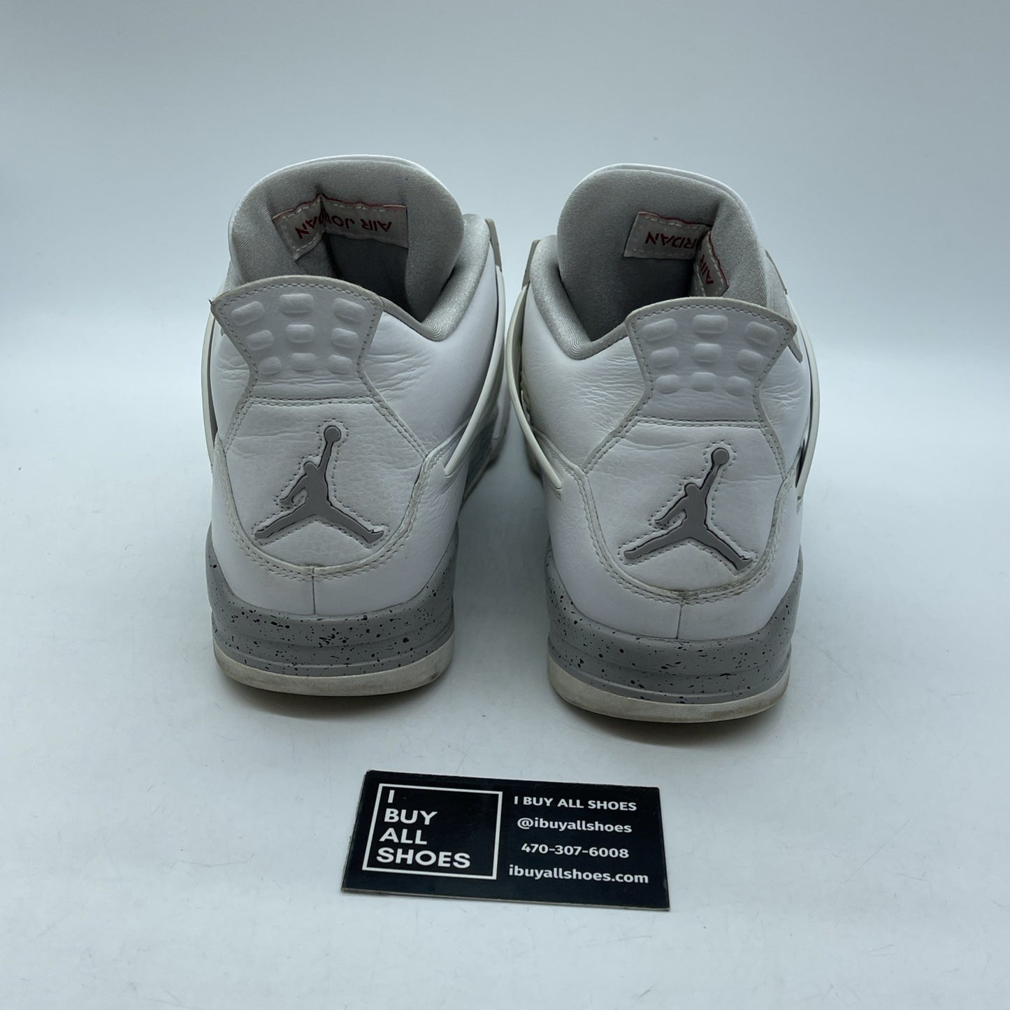 Size 9 - Jordan 4 Retro Mid White Oreo Grey Leather (CT8527-100)