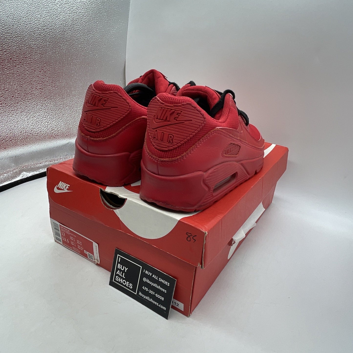 Size 12 - Nike Air Max 90 Triple Red (CZ7918-600)