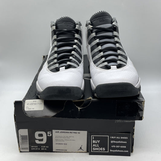 Size 9.5 - Air Jordan 10 Retro 2013 Steel (310805–103)