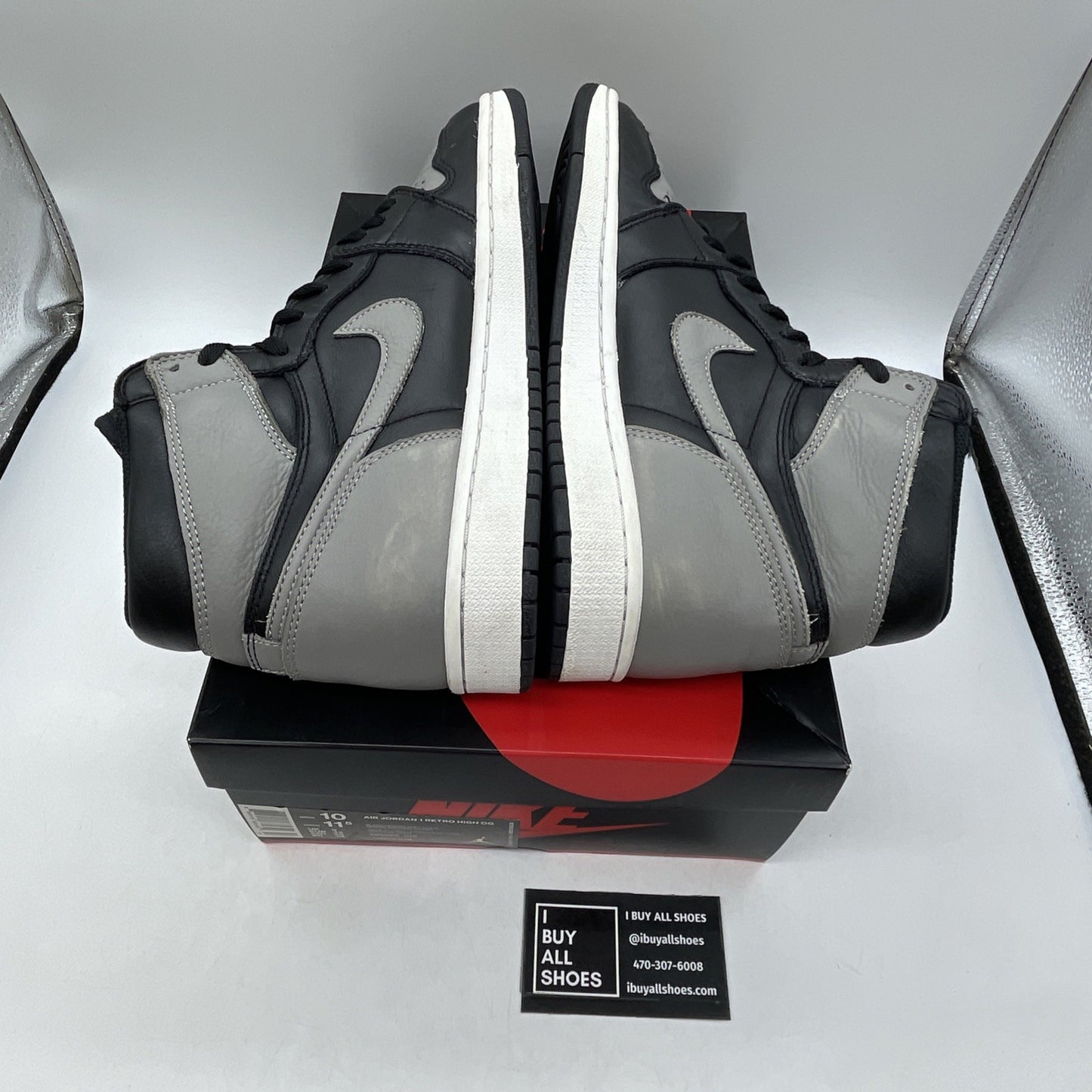 Size 10 - Air Jordan 1 Retro OG High Shadow (555088-013)