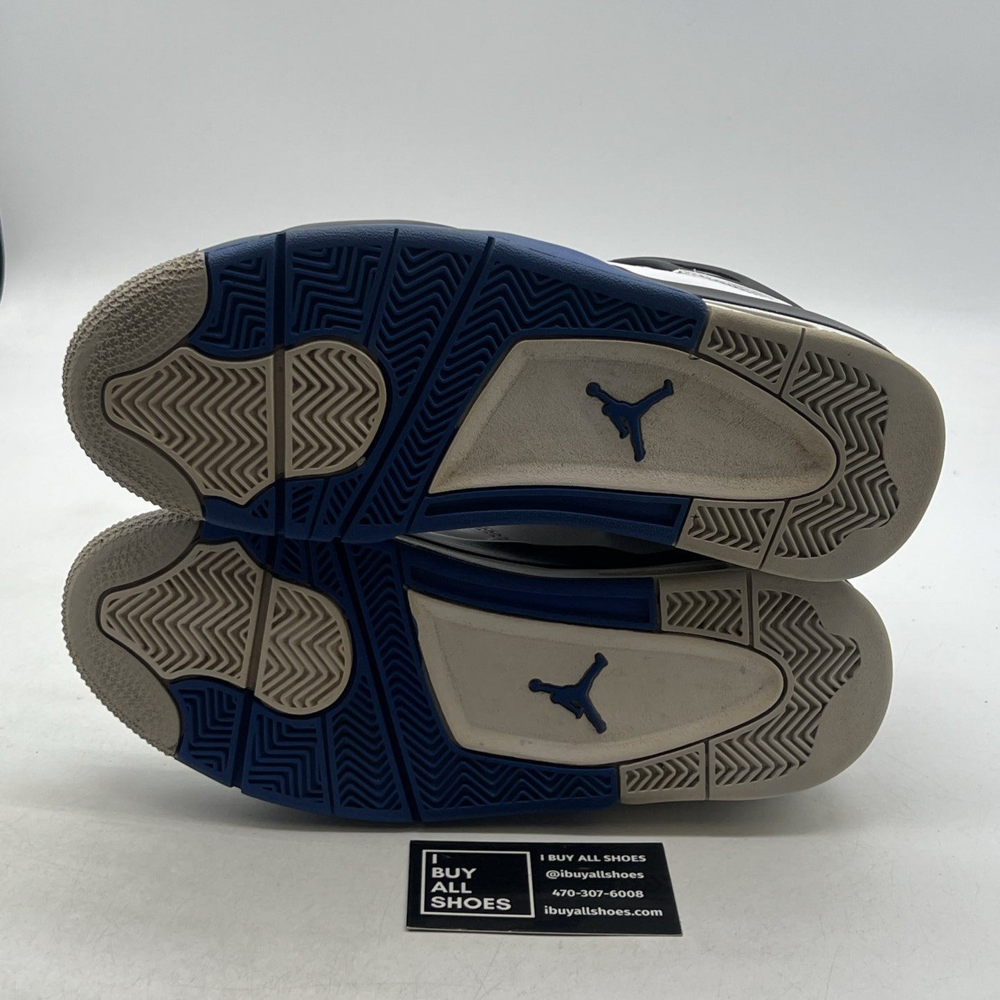 Size 9 - Air Jordan 4 Retro Mid Motorsports (308497-117)