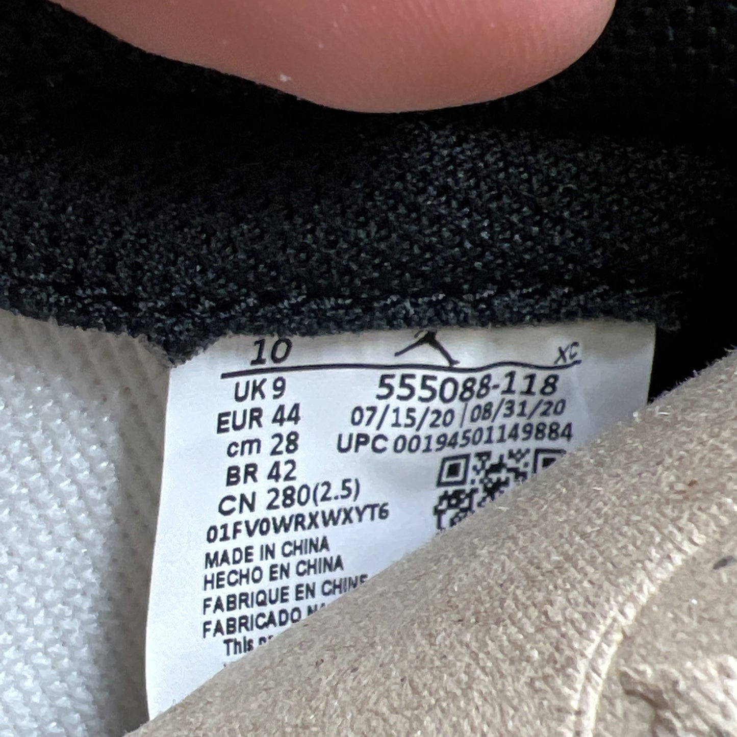 Size 10 - Air Jordan 1 Retro High OG Volt (555088-118)