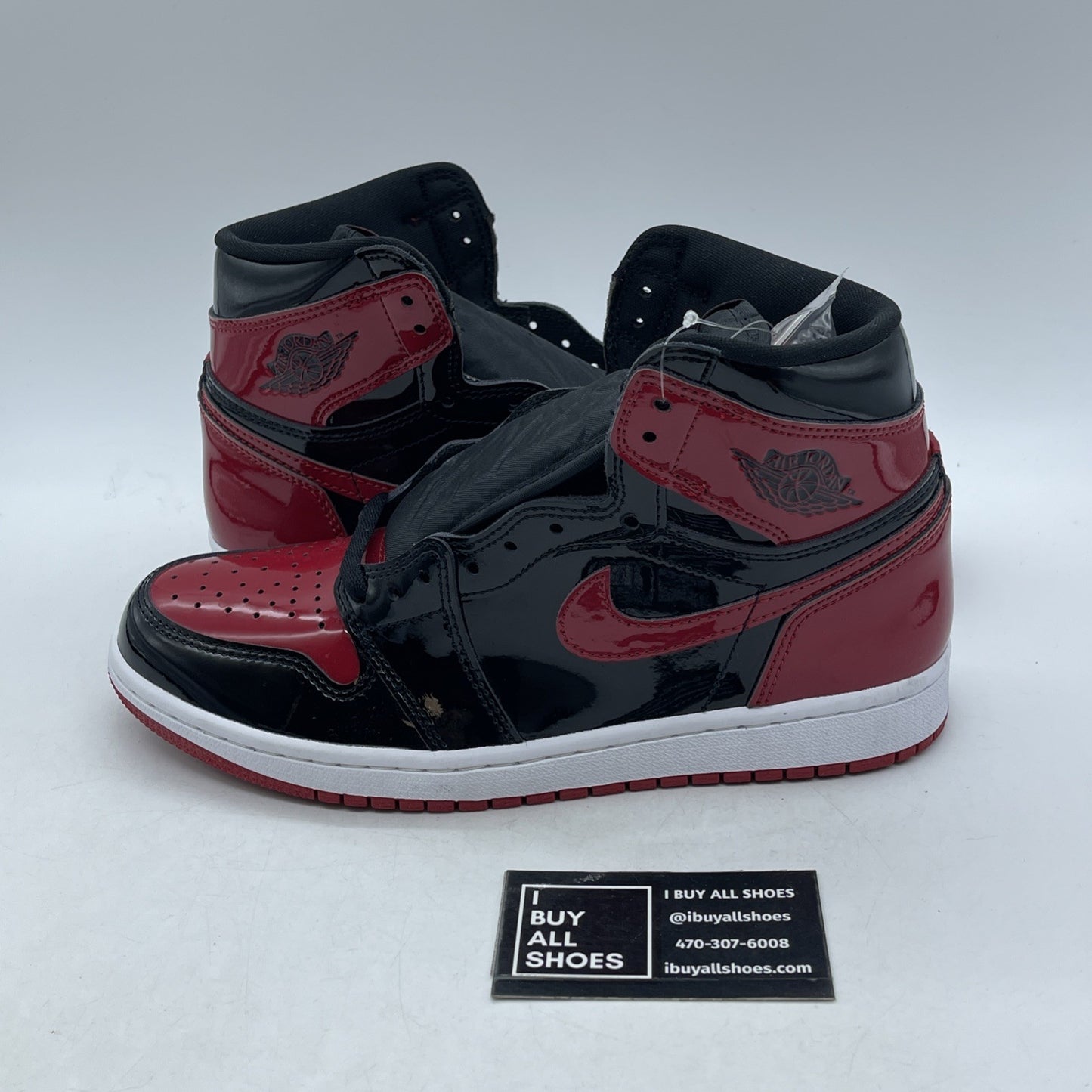 Size 8 - Air Jordan 1 Retro OG High Patent Bred (555088-063)