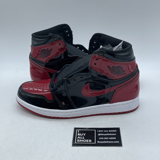 Size 8 - Air Jordan 1 Retro OG High Patent Bred (555088-063)