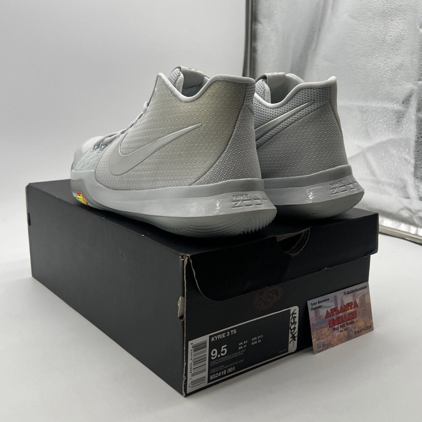 Size 9.5 - Nike Kyrie 3 Time to Shine (852416-001)