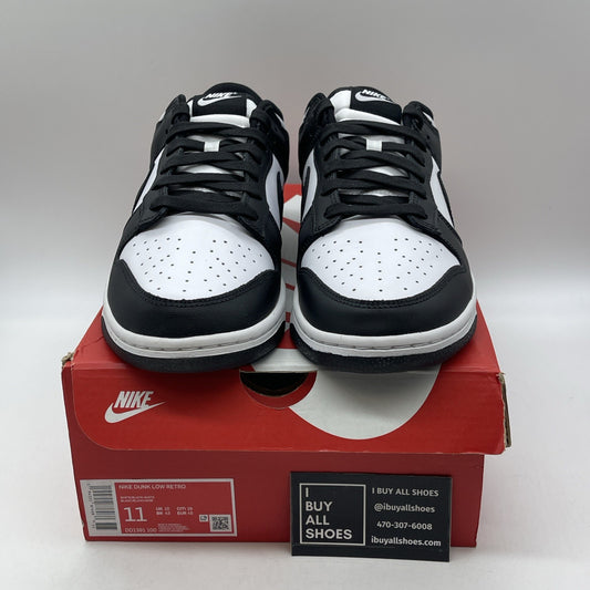 Size 11 - Nike Dunk Low Black White Leather (DD1391-100)