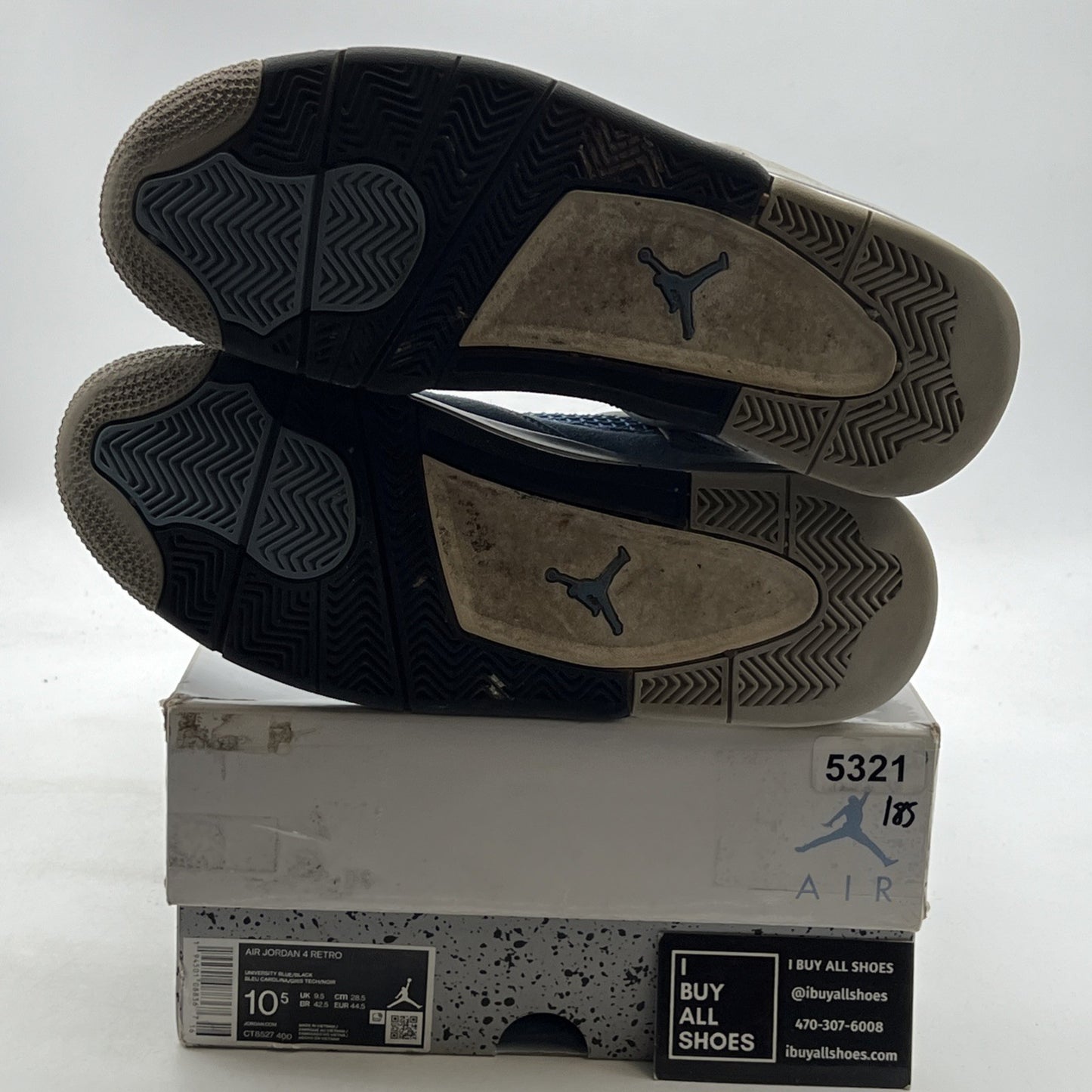 Size 10.5 - Air Jordan 4 Retro Mid University Blue (CT8527-400)
