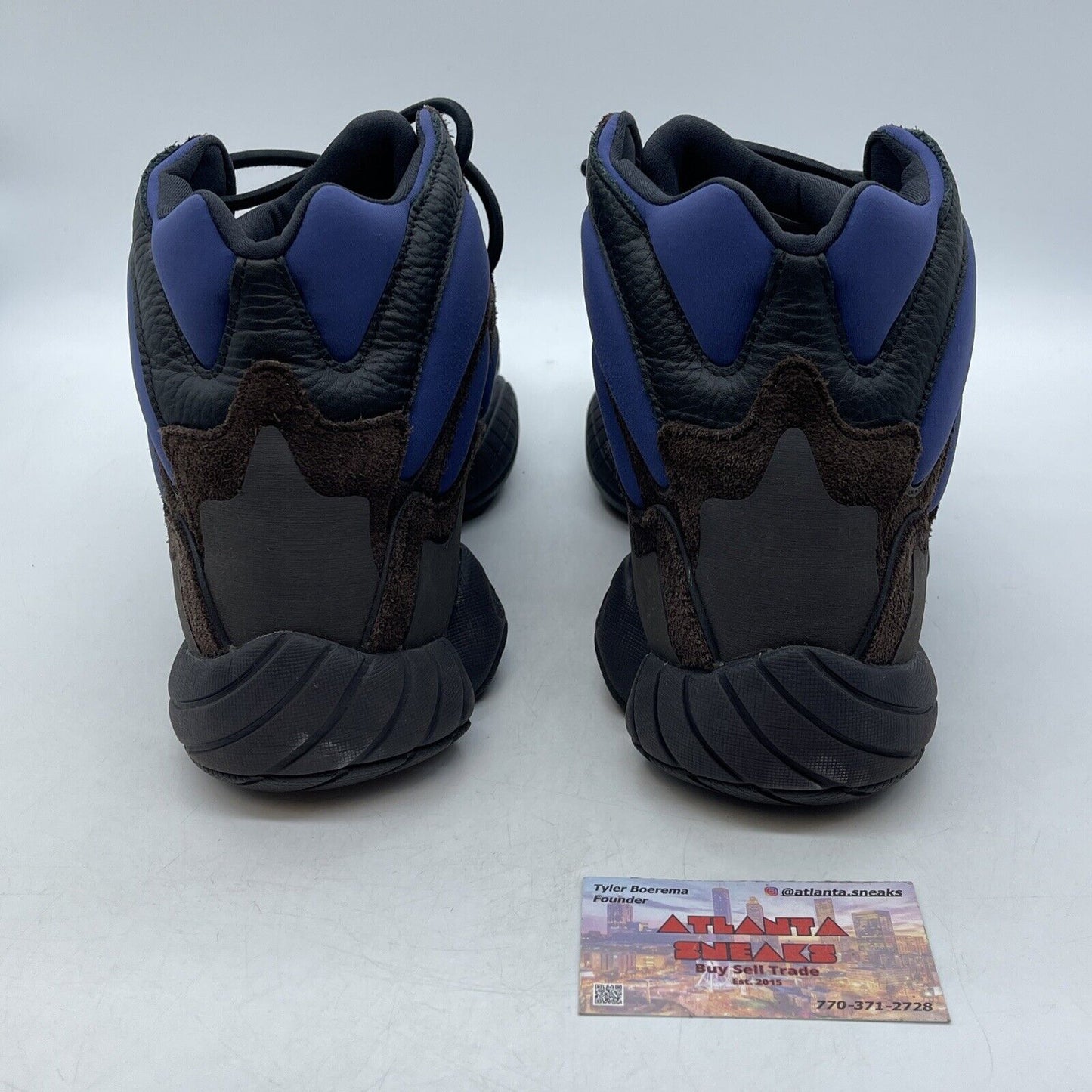 Size 11 - adidas Yeezy 500 High Tyrian Black Brown Blue Suede (FY4269)