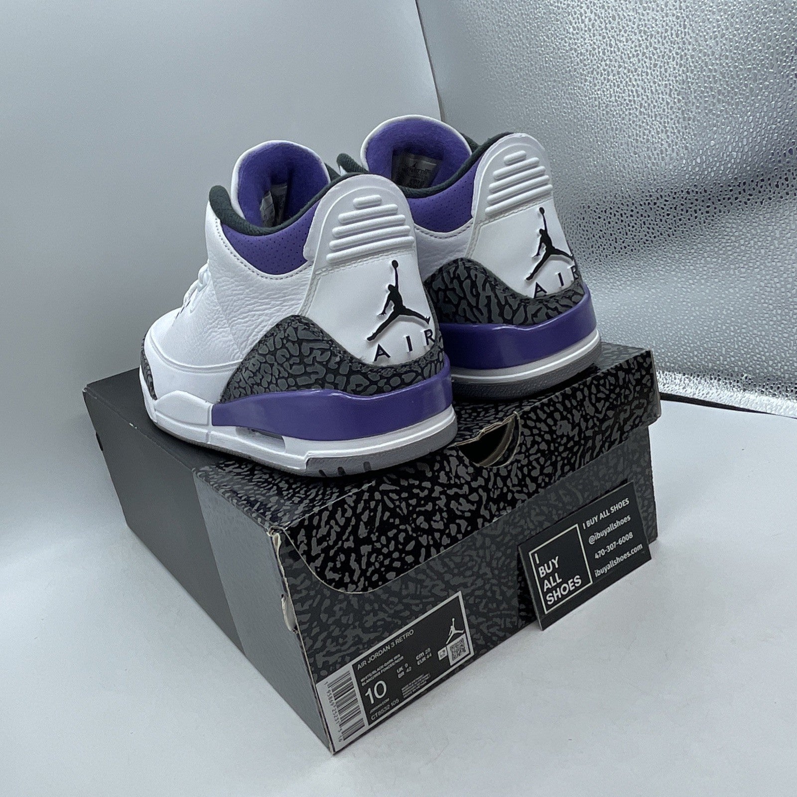 Size 10 - Air Jordan 3 Retro Mid Dark Iris (CT8532-105)