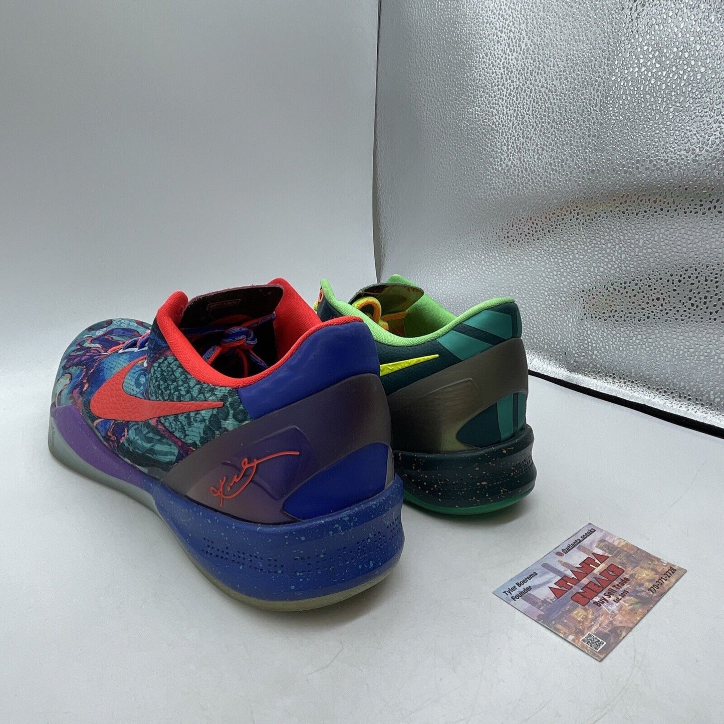 Size 13 - Nike Kobe 8 Premium What The Kobe Blue Pink Purple (635438-800)