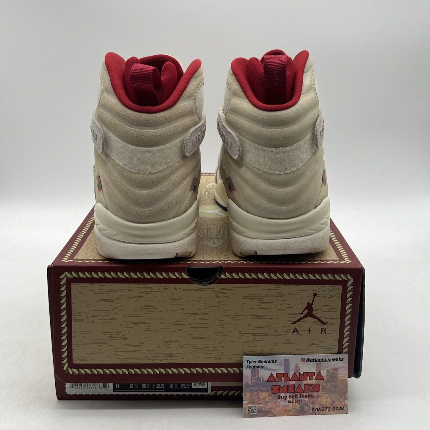 Size 11 Solefly x Air Jordan 8 SP (FJ2850-107) New In Box