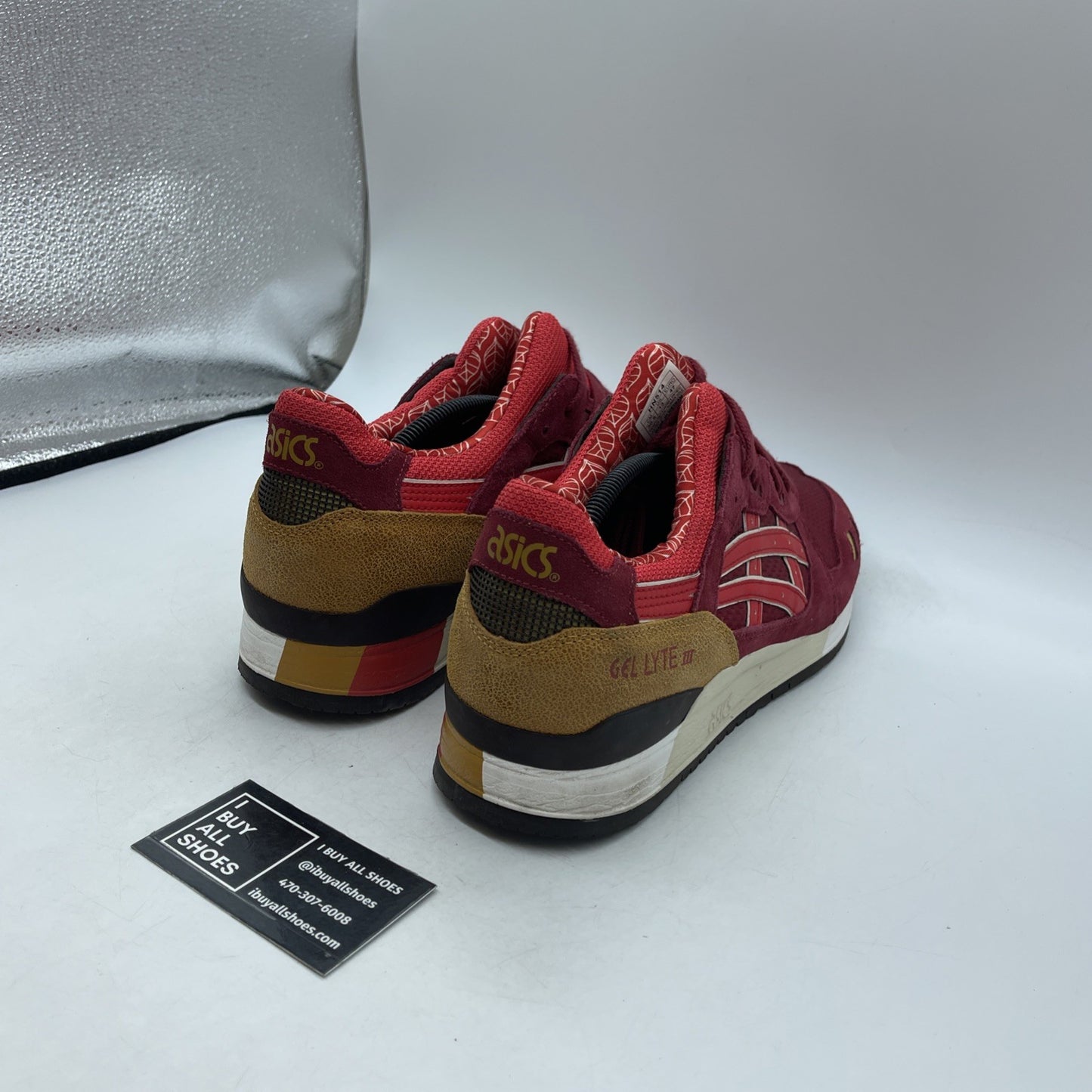 Size 13 - Asics Gel Lyte 3 Fiery Red (HN514)