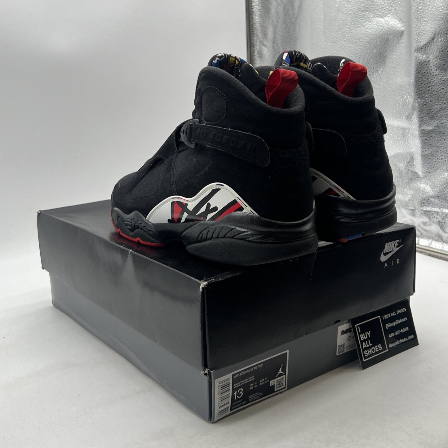 Size 13 - Air Jordan 8 Retro Mid Playoff (305381-062)