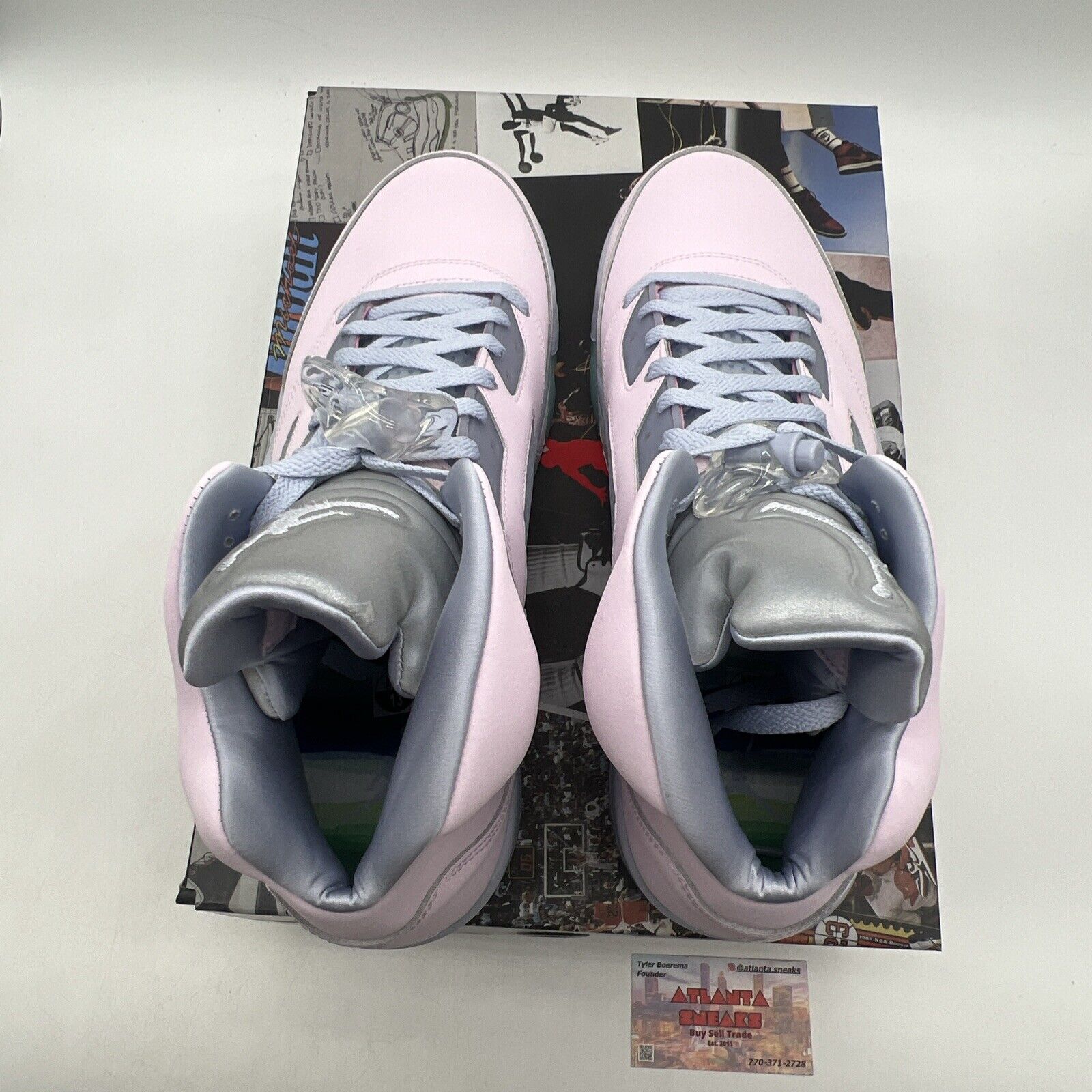 Size 13 - Jordan 5 Easter 2022 Pink Blue Leather (DV0562-600)