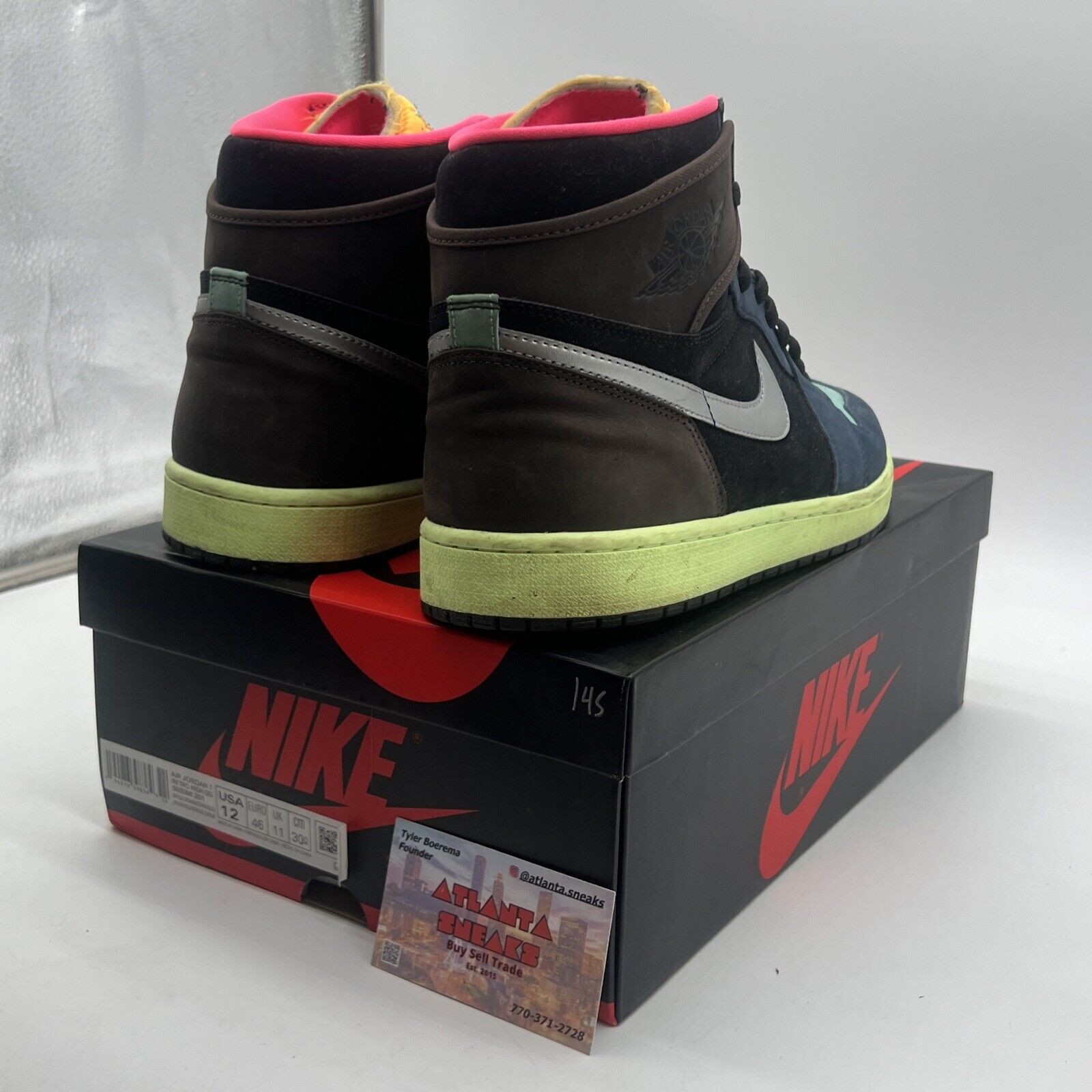 Size 12 - Jordan 1 Retro High Tokyo Bio Hack (555088-201)