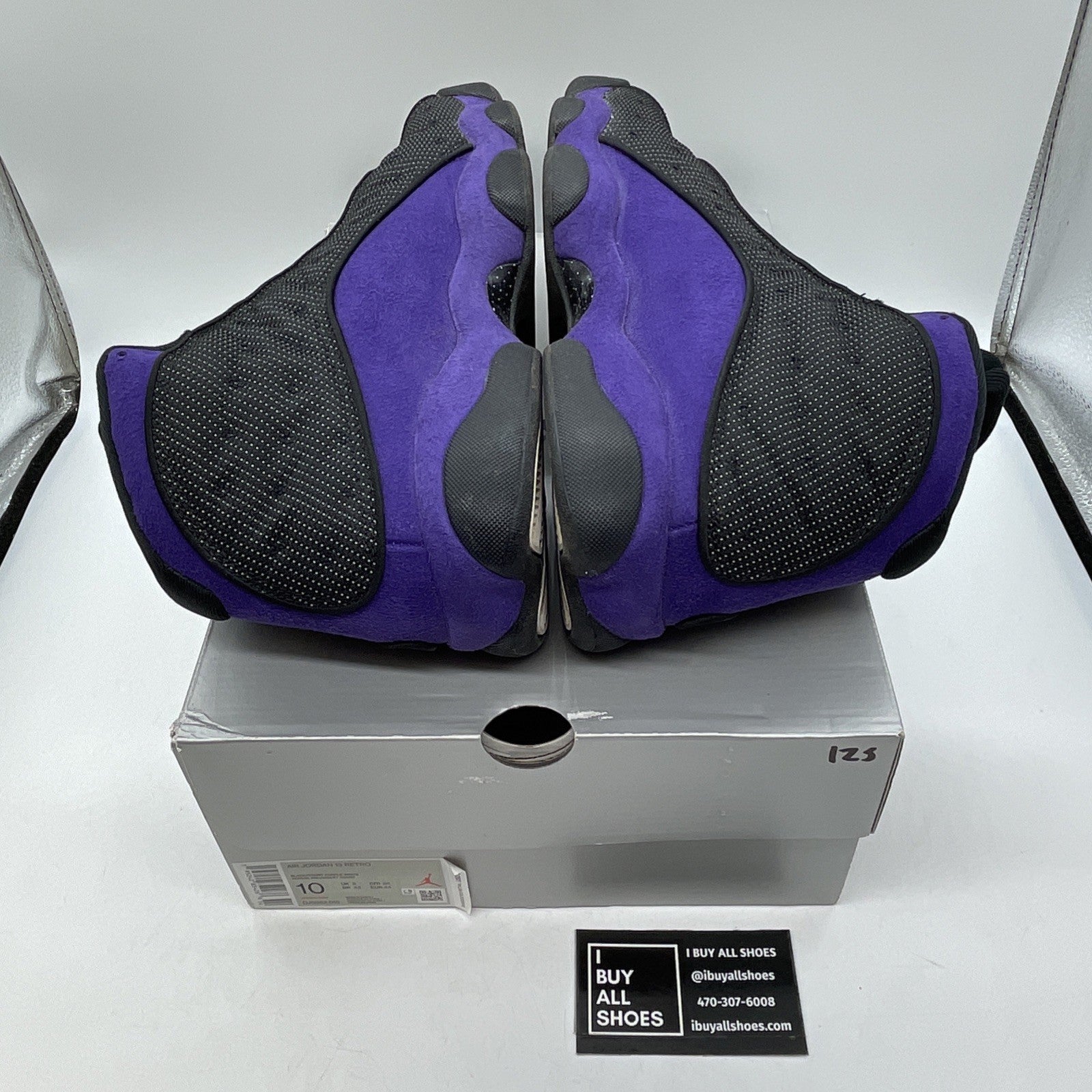 Size 10 - Jordan 13 Retro Court Purple Black Suede Leather (DJ5982-015)