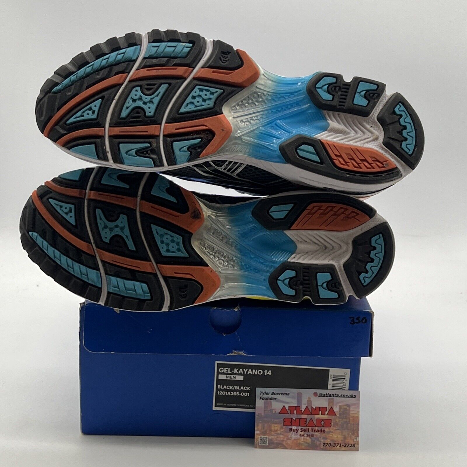 Size 9 - ASICS Angelo Baque x Gel Kayano 14 Rebirth of Cool (1201A365-001)