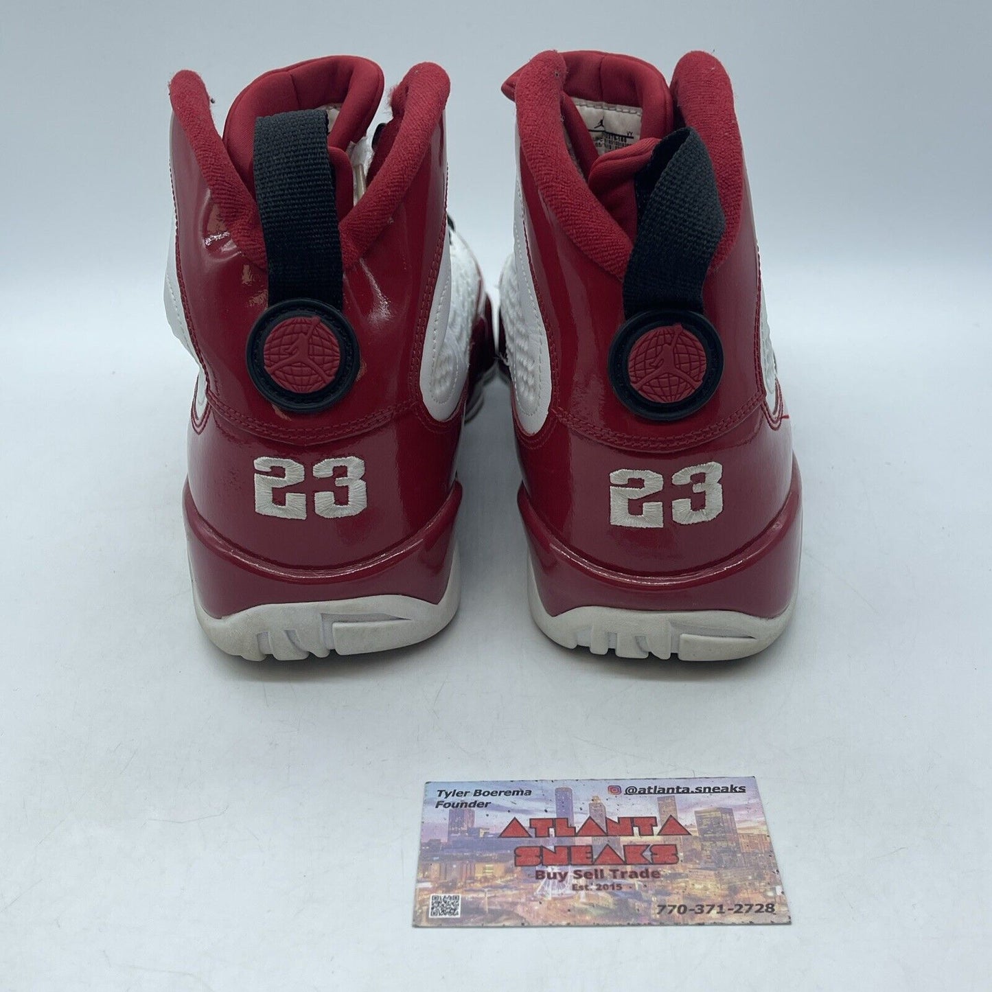 Size 10 - Air Jordan 9 Retro Gym Red White Leather (302370-160)