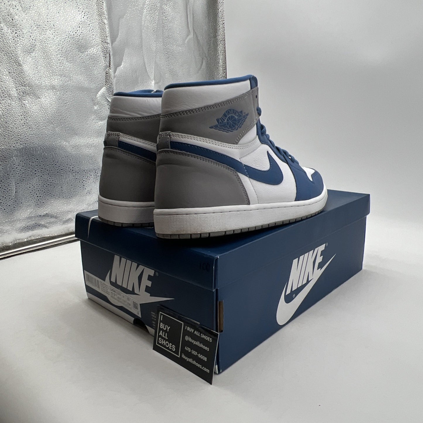 Size 11.5 - Air Jordan 1 Retro OG High True Blue (DZ5485-410)