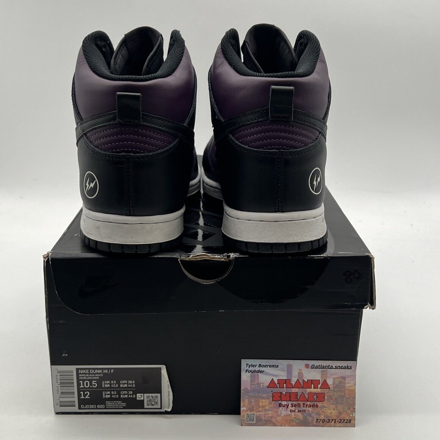 Size 10.5 - Nike Fragment Design x Dunk High Beijing (DJ0382-600)