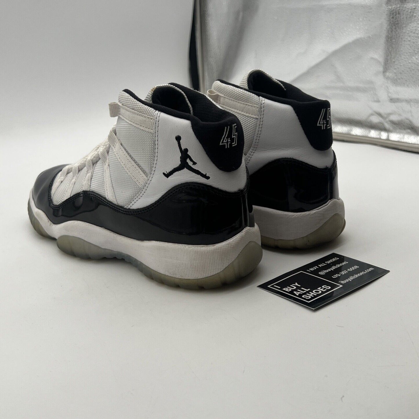 Size 7Y - Air Jordan 11 Retro 2018 Mid Concord (378038-100)